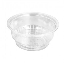 TARRINA PET TRANSPARENTE - Ø 95/63x 38 mm 150 ml (50 ud)