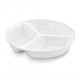 PLATO 3 COMPARTIMENTOS 255x40 mm BLANCO