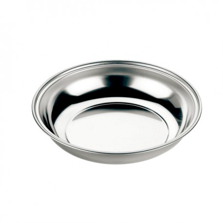 PLATO INOX HONDO Ø 22 cm h: 4,5 cm