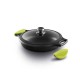 CACEROLA BAJA CASTEY FUNDIX INDUCCION TAPA CRISTAL KIWI