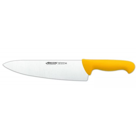 CUCHILLO COCINERO 250 mm MANGO PP AMARILLO ARCOS