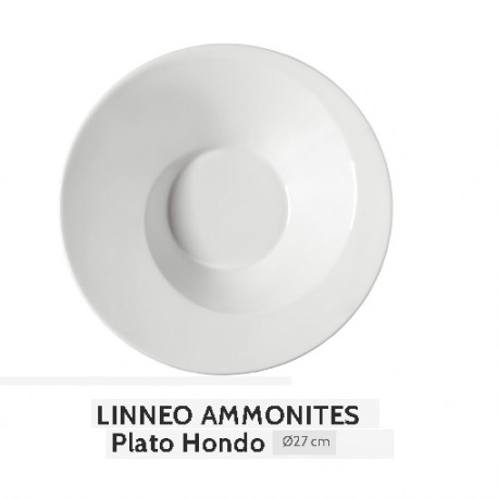 PLATO HONDO LINNEO AMMONITES Ø27 cm