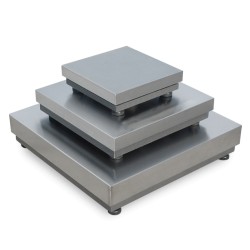 PLATAFORMA BMM 30X30 EST.HIERRO PLATO INOX BAXTRAN