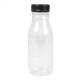 BOTELLA PLASTICA REDONDA TRANSPARENTE 250ml (210ud)