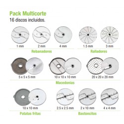 PACK MULTICORTE   16 DISCOS CORTE  ROBOT COUPE