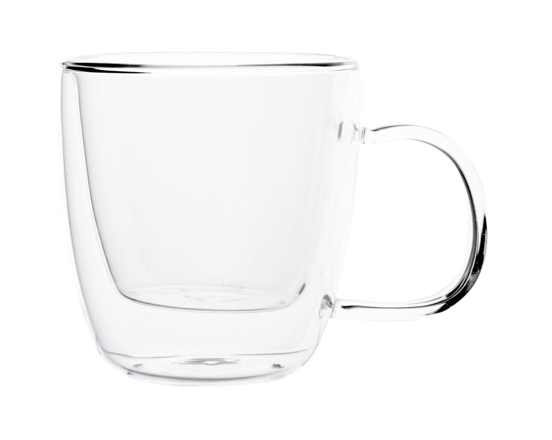 Chanlida - Tazas de café de vidrio de doble pared (juego de 2) tazas de  café de vidrio transparente …Ver más Chanlida - Tazas de café de vidrio de