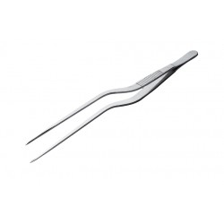 PINZA PRECISION EMPLATAR 23 cm  (ACODADA)