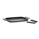 PLANCHA DE ASAR 36x24 CM ABSOLUT BLACK- ALUMINIO