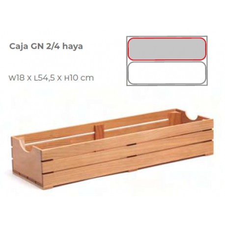 CAJA HAYA GN 2/4 530x162x100 mm