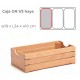 CAJA MADERA HAYA GN 1/3 176x325x100 mm