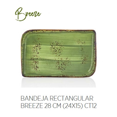 BANDEJA RECTANGULAR BREEZE 28 CM (24X15 CM) BY BONE