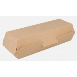 ENVASE PERRITO CALIENTE KRAFT232x90x63 mm (50 ud)