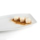 FUENTE PORCELANA BLANCA SERIE GASTRO 25,2X16X2 CM