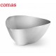 BOL TRIANGULAR INOX 10X10X4,5 CM- 0,35 CL