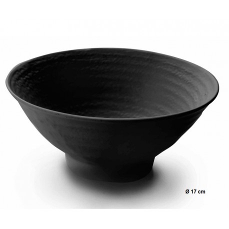 BOL REDONDO MELAMINA SERIE BLACK Ø 21X8CM