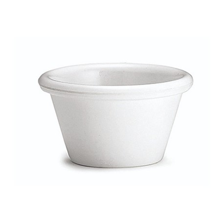 CUENCO RAMEKIN LISO BLANCO MELAMINA Ø 80 x 40 mm. 90 ml