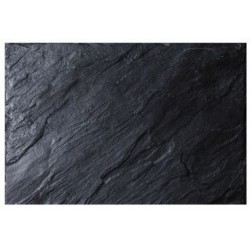 MANTEL INDIVIDUAL 30X40 PIZARRA NEGRA (12ud)