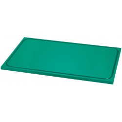 TABLA CORTE GN 1/1 PE VERDE C/ RANURA