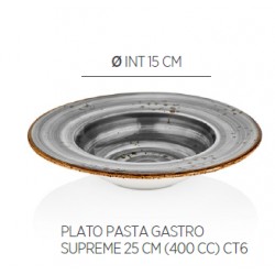 PLATO PASTA SUPREME 25 CM BY BONE ( 400 cc)