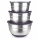 SET DE 3 BOLES INOX ANTIDESLIZANTES  16-18-20 CM