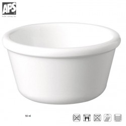 CUENCO RAMEKIN LISO BLANCO MELAMINA Ø 60 x 40 mm. 50 ml