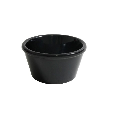 CUENCO RAMEKIN LISO NEGRO MELAMINA Ø 63 x 37 mm. 44 ml