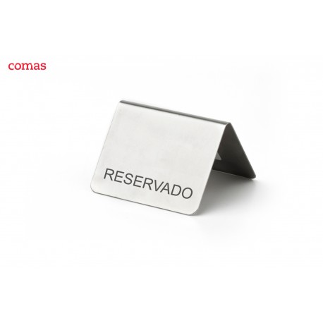 INDICADOR RESERVADO MESA INOX