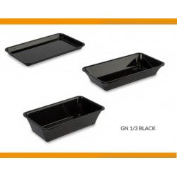 BANDEJA PLEXI GN 1/3 NEGRO BRILLO 325x176mm