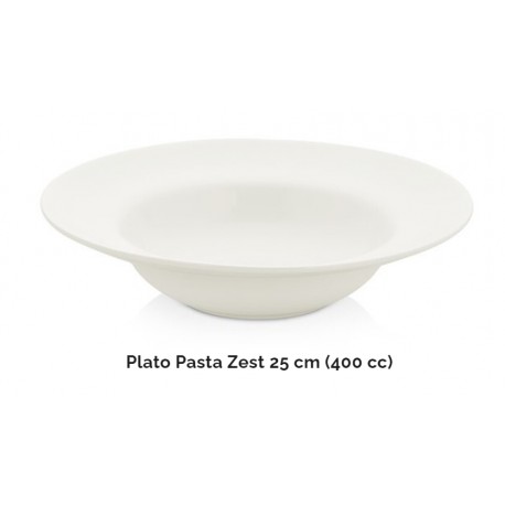 PLATO PASTA 25 CM BY BONE 400 CC ZEST