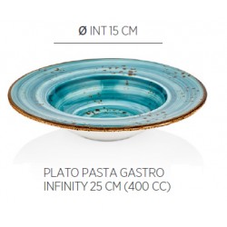 PLATO PASTA GASTRO INFINITY 25 CM BY BONE