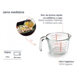 JARRA MEDIDORA VIDRIO 500 ml