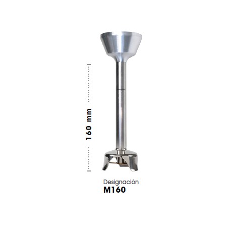 PIE TRITURADOR 2 ASPAS 160 MM DYNAMIC