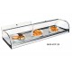 VITRINA NEUTRA INOX VCP-120  1220x360x175 mm