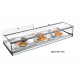 VITRINA NEUTRA INOX VRP-100 990x360x175 mm