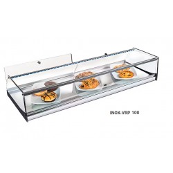 VITRINA NEUTRA INOX VRP-100 990x360x175 mm