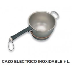 CAZO ELECTRICO INOXIDABLE 9 LITROS