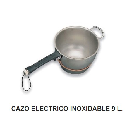 CAZO ELECTRICO INOXIDABLE 9 LITROS