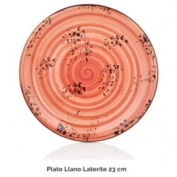 PLATO LLANO LATERITE 23 CM BY BONE