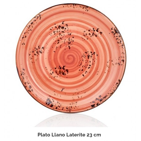 PLATO LLANO LATERITE 23 CM BY BONE