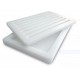 TABLA CORTE PAN CON RECOGE MIGAS 350x250X40MM FIBRA BLANCA