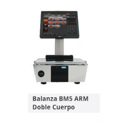 BALANZA PC TACTIL BM5 ARM DOBLE CUERPO 80 mm 15/30KG