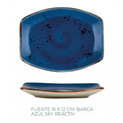 FUENTE 16X12 CM BARCA AZUL SKY REACTIV