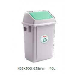 CUBO BASURA BOLERO BIN 40 L VERDE