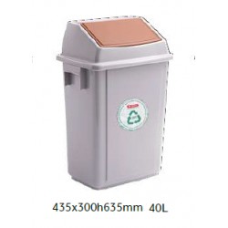 CUBO BASURA BOLERO BIN 40 L MARRON