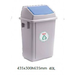 CUBO BASURA BOLERO BIN 40 L AZUL