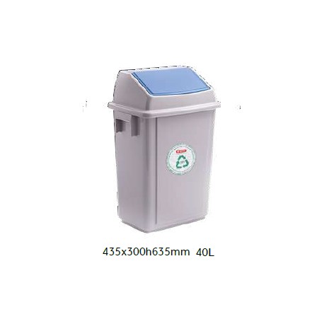 CUBO BASURA BOLERO BIN 40 L AZUL