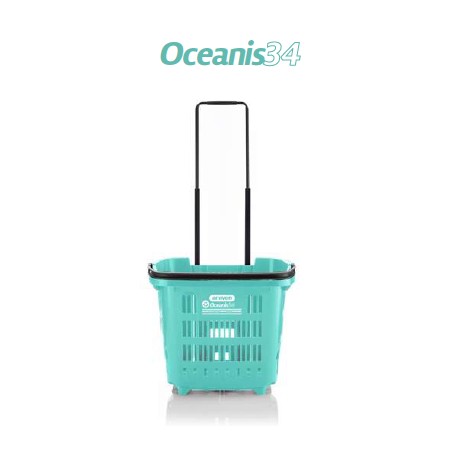 CESTA COMPRA 2 RUEDAS SHOP & ROLL 34 L OCEANICS