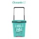 CESTA COMPRA 2 RUEDAS SHOP & ROLL 45 L OCEANICS