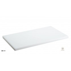 TABLA CORTE GN 1/1 BLANCO 53X32,5X2 CM C/ PIES SILICONA