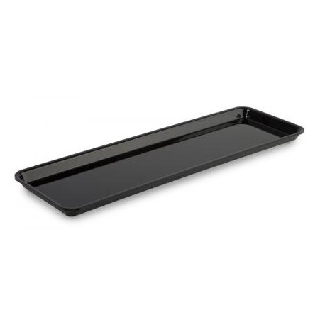 BANDEJA PLEXIGLAS GN 2/4 NEGRO BRILLO 530x162x17 mm